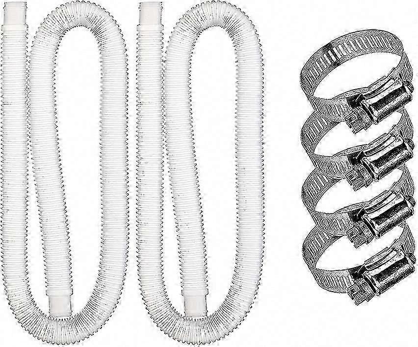 Replacement Pool Hose 2-Pack with Clip for Easy Installation