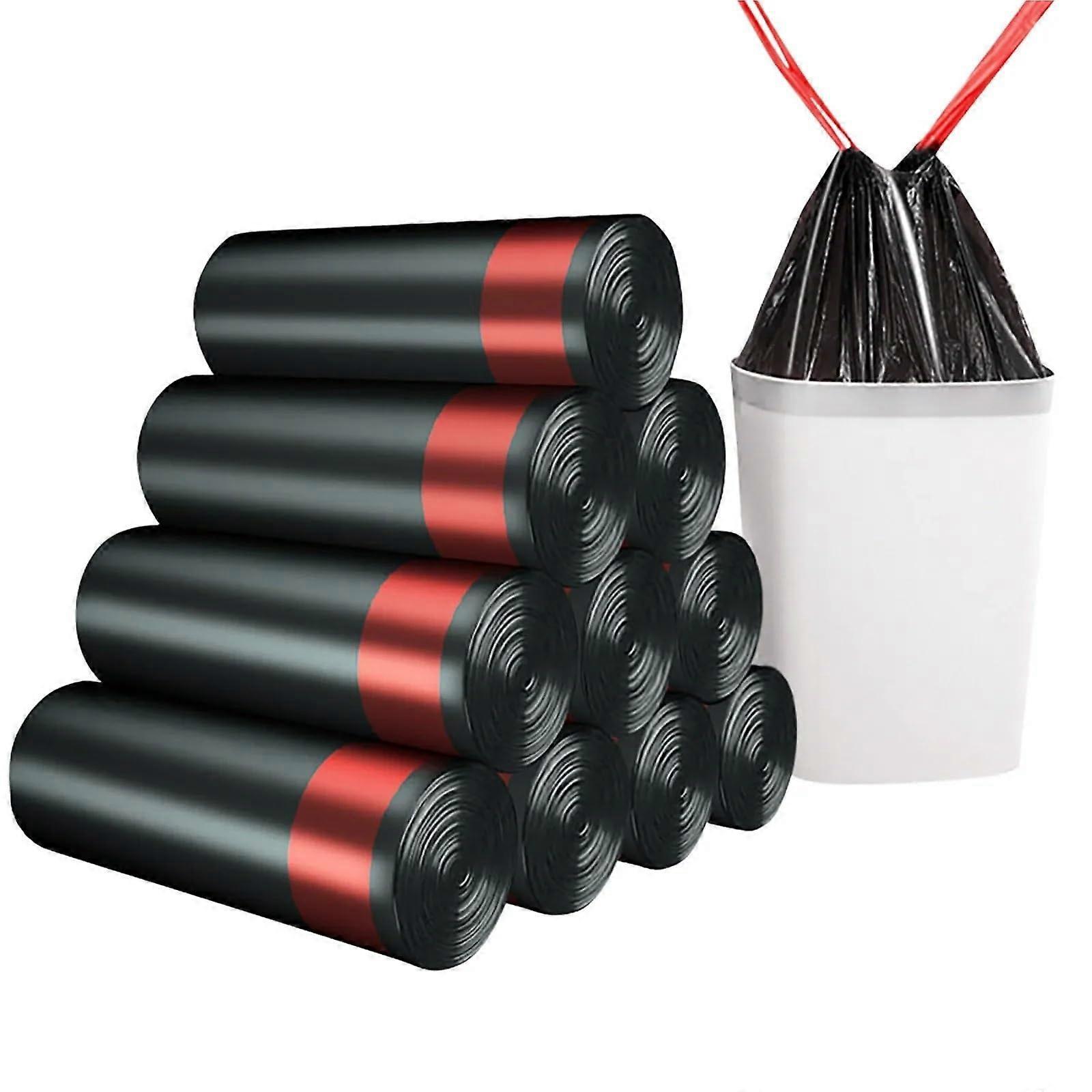 Strong Reliable Drawstring Trash Bags 3 Rolls