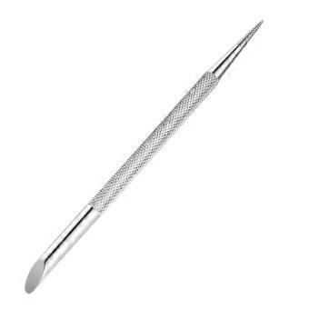 Stainless Steel Cuticle Pusher Nail Art Dotting Pen Manicure Pedicure Nail Art Care Tool Cuticle Remover for Women Men