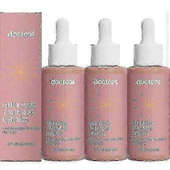 Docteat Tanning Boosting Drops, Bronze Tanning Supplement Drops for a Natural Sun-Kissed Glow Without Sun, Vegan Formula for All Skin Types