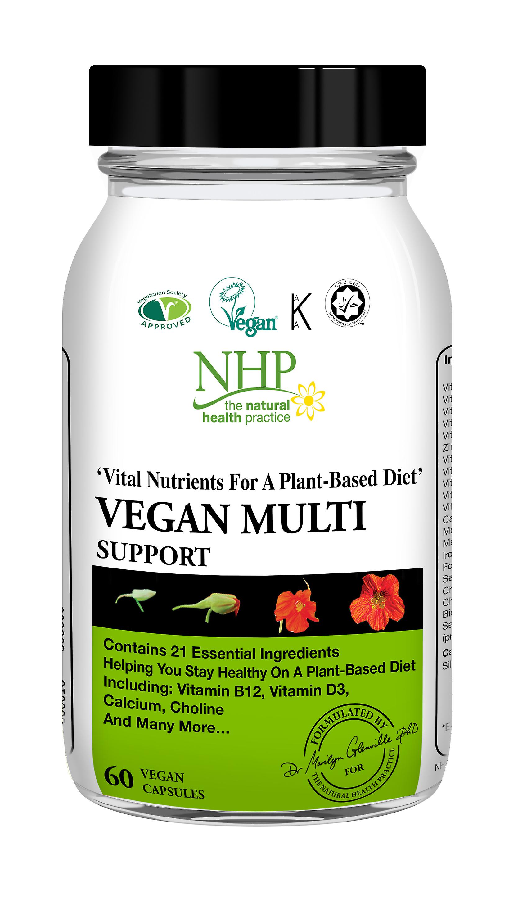 NHP, Vegan Multi Support, 90 Capsules