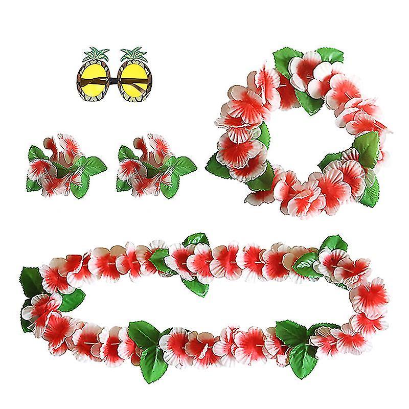 14.5X12cm Assorted Color 1 Party Supply Kits 1 Set Tropical Hawaiian Props Hawaii Party Pineapple Ey