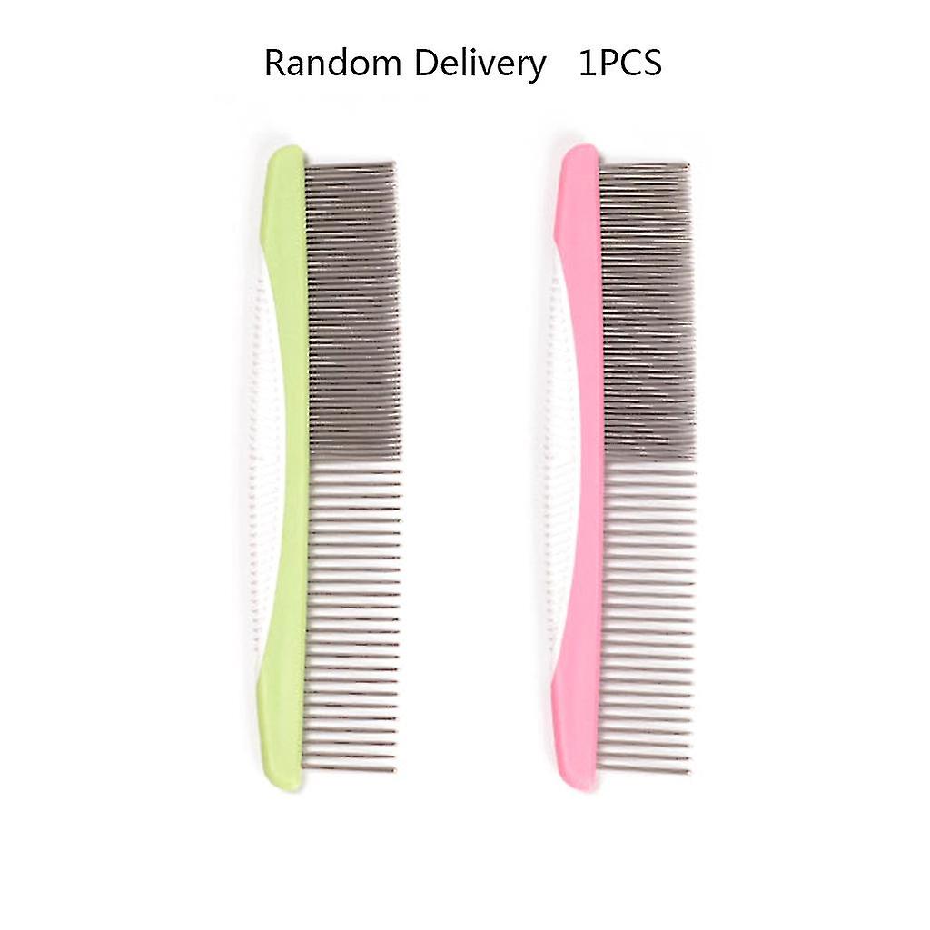 Dog Grooming Combs 2-in-1 Stainless Steel With Rounded Teeth For Dematting