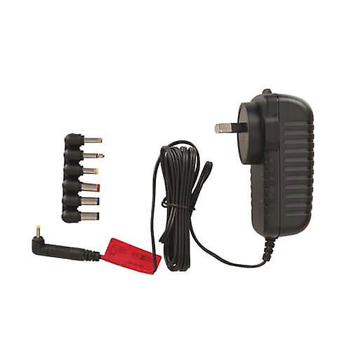Power Adaptor 7 Plugs Interchangeable Connectors Ultra Slim Light Sleek Compact