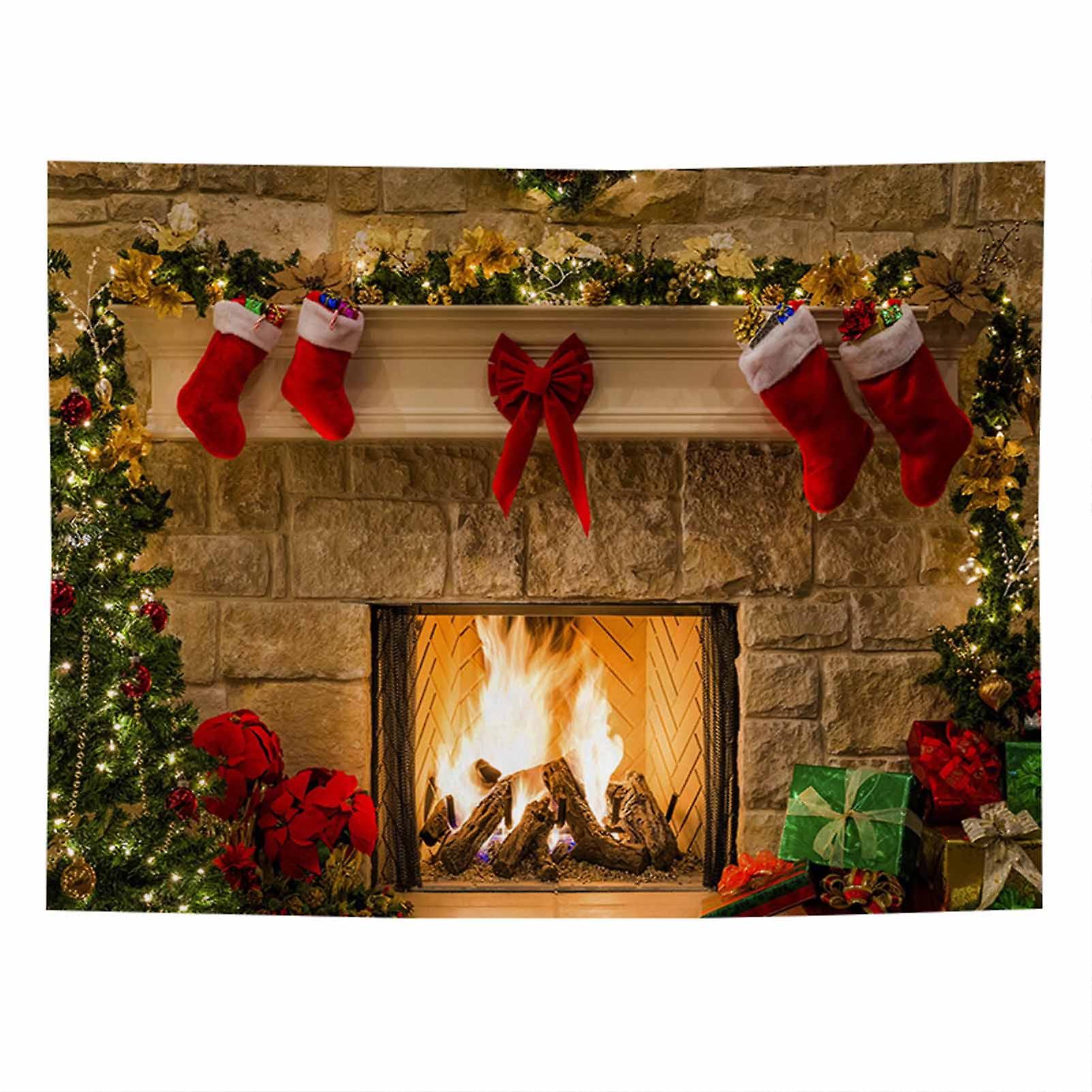 Christmas Hanging Background Exquisite Design Vivid Patterns Background