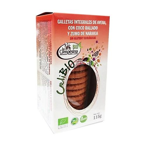 Red celibio orange coconut oatmeal cookie 115 g
