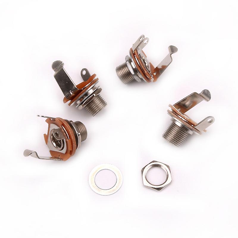 6.35mm Jack Guitar Plug Output Socket Mono for Electric Guitar Bass