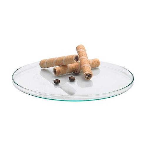 28cm glass plate 2 units