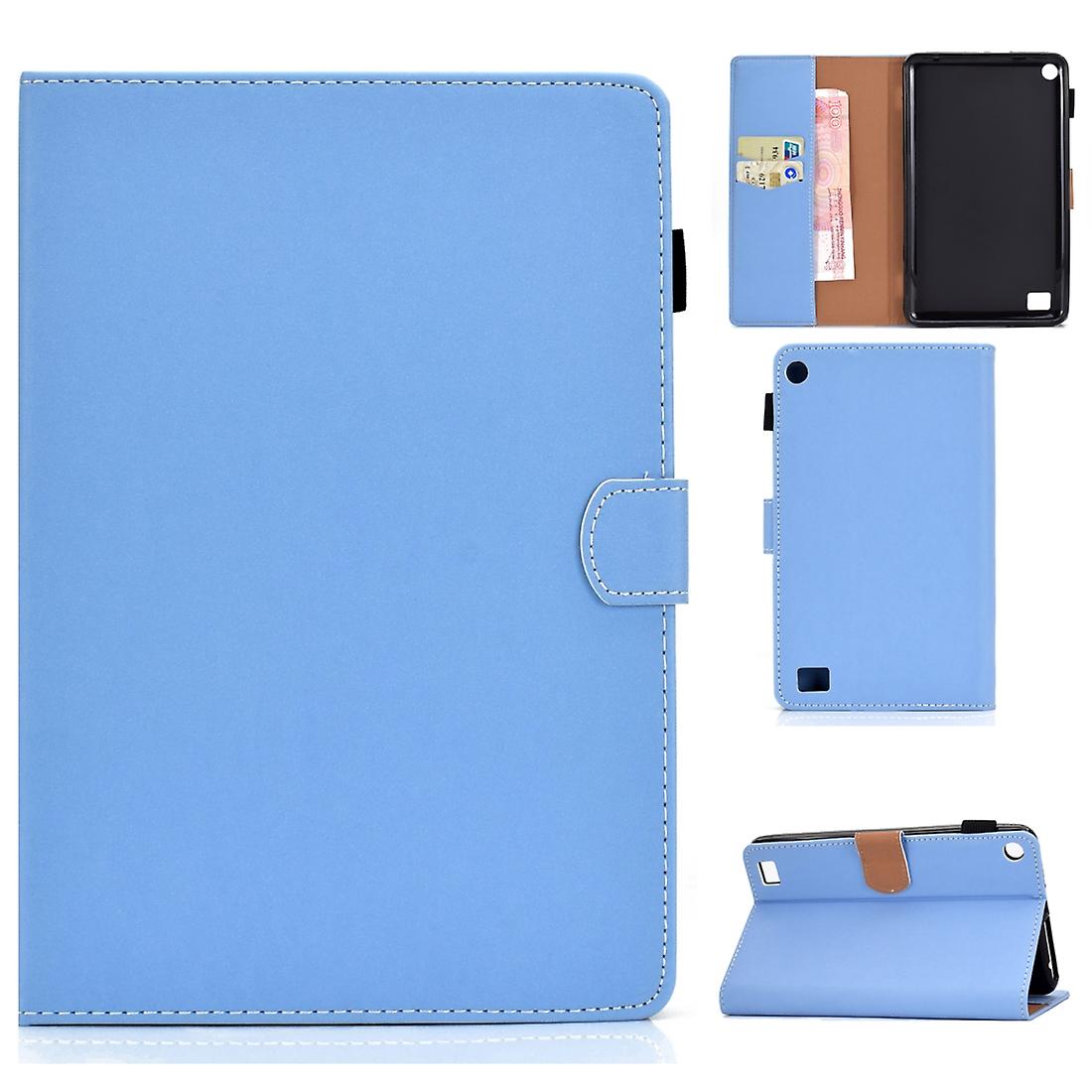 For Kindle Fire 7(2015/2017/2019) Magnetic Leather Case