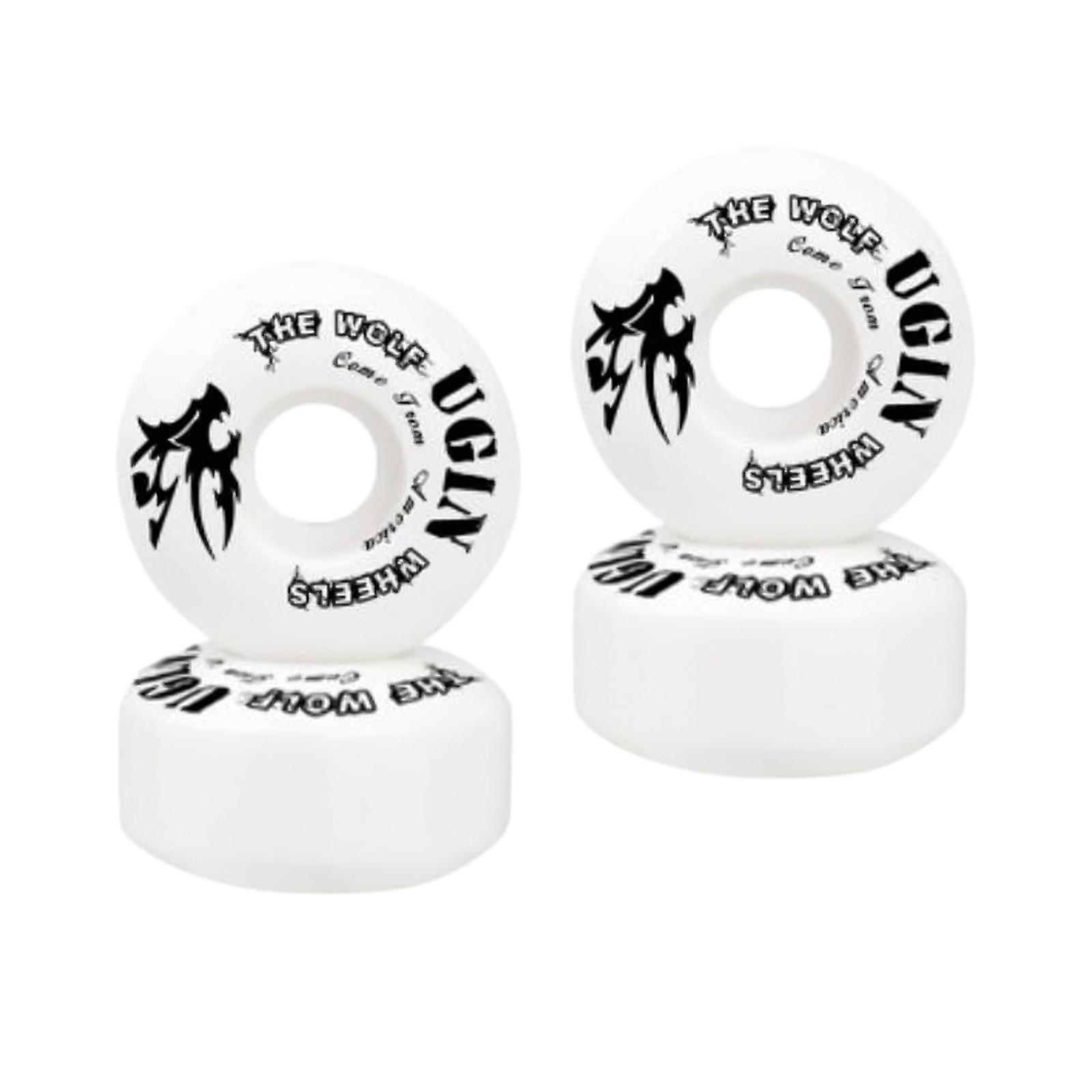 4Pack Durable PU Skateboard Wheels High Strength Roller Outer Case Parts