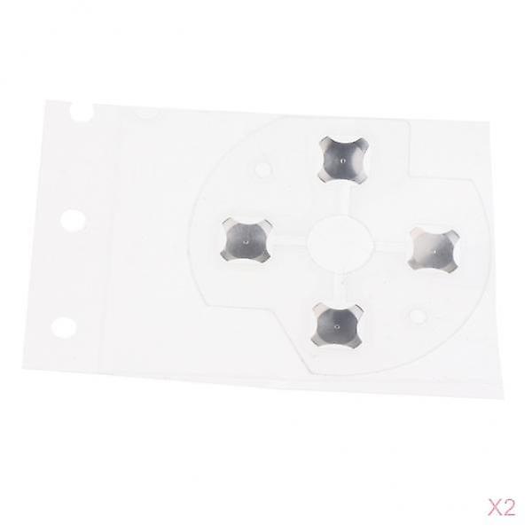2 x Controller Replacement D-Pad Button Metal Conductive Film for   One