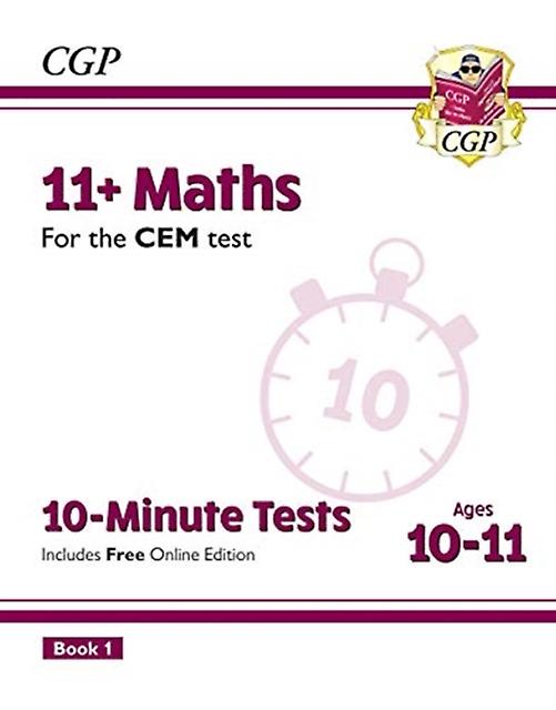 11 Cem 10minute Tests Maths Ages 1011 Book 1 With Online Edition by CGP Books Paperback Book