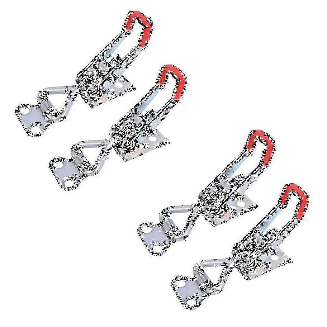 4001 100kg 220-pound Shaped Lever Latch Toggle Clamp,4-piece