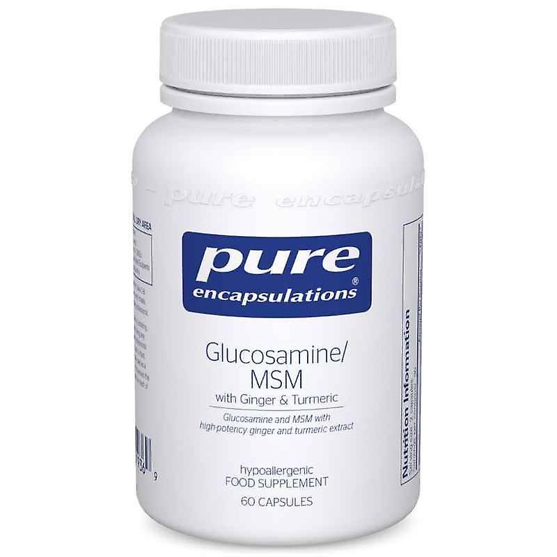 Pure Encapsulations Glucosamine, MSM, Ginger & Turmeric Caps 60
