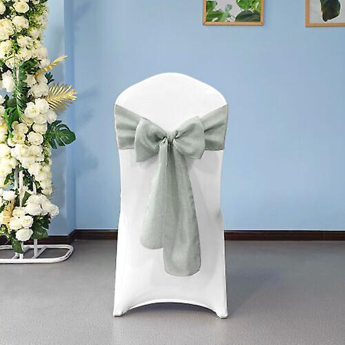 Burlap Chair Sashes With Stitched For Decor