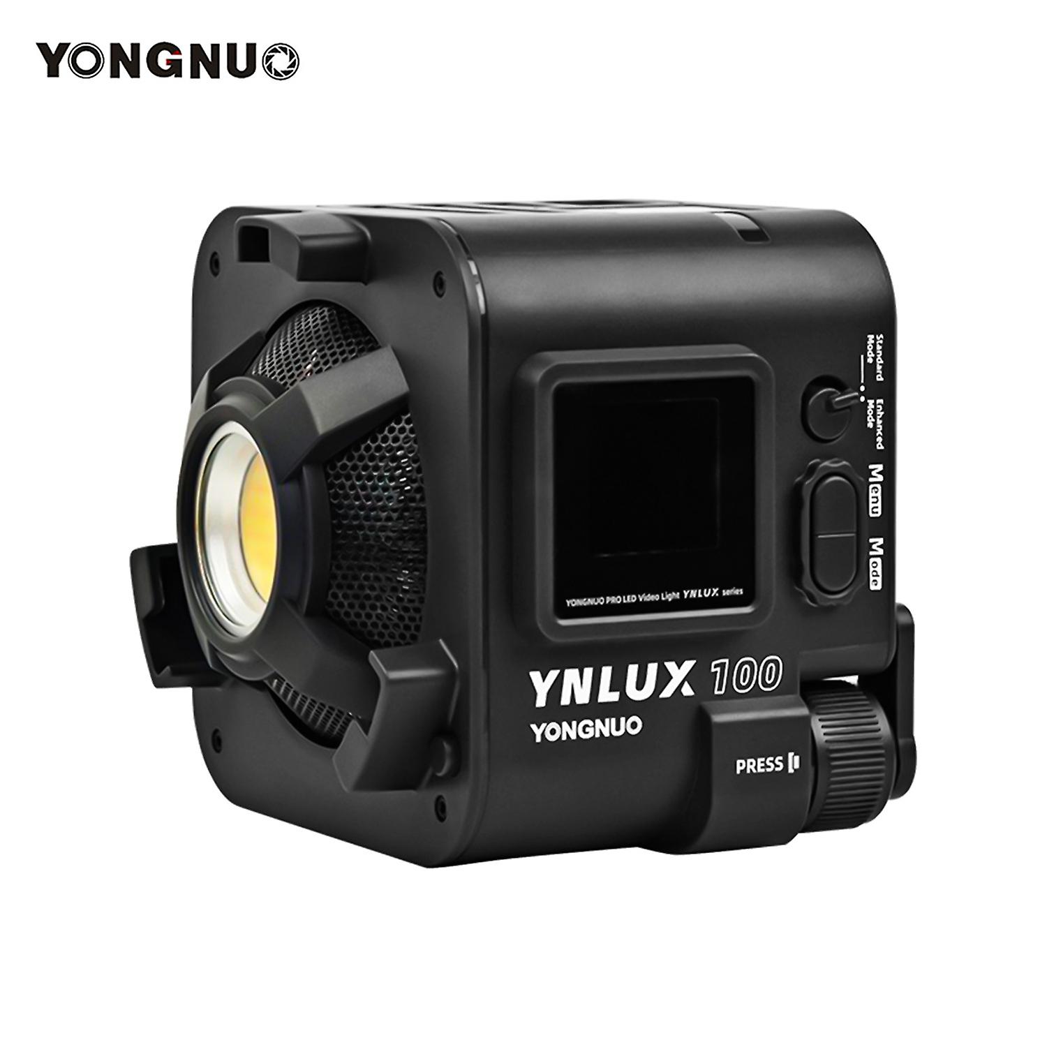 YONGNUO YNLUX100 Compact LED Vidéo Lumière COB Photographie Lumière D’appoint 100W 5600K Dimmable 9 Éclairage E