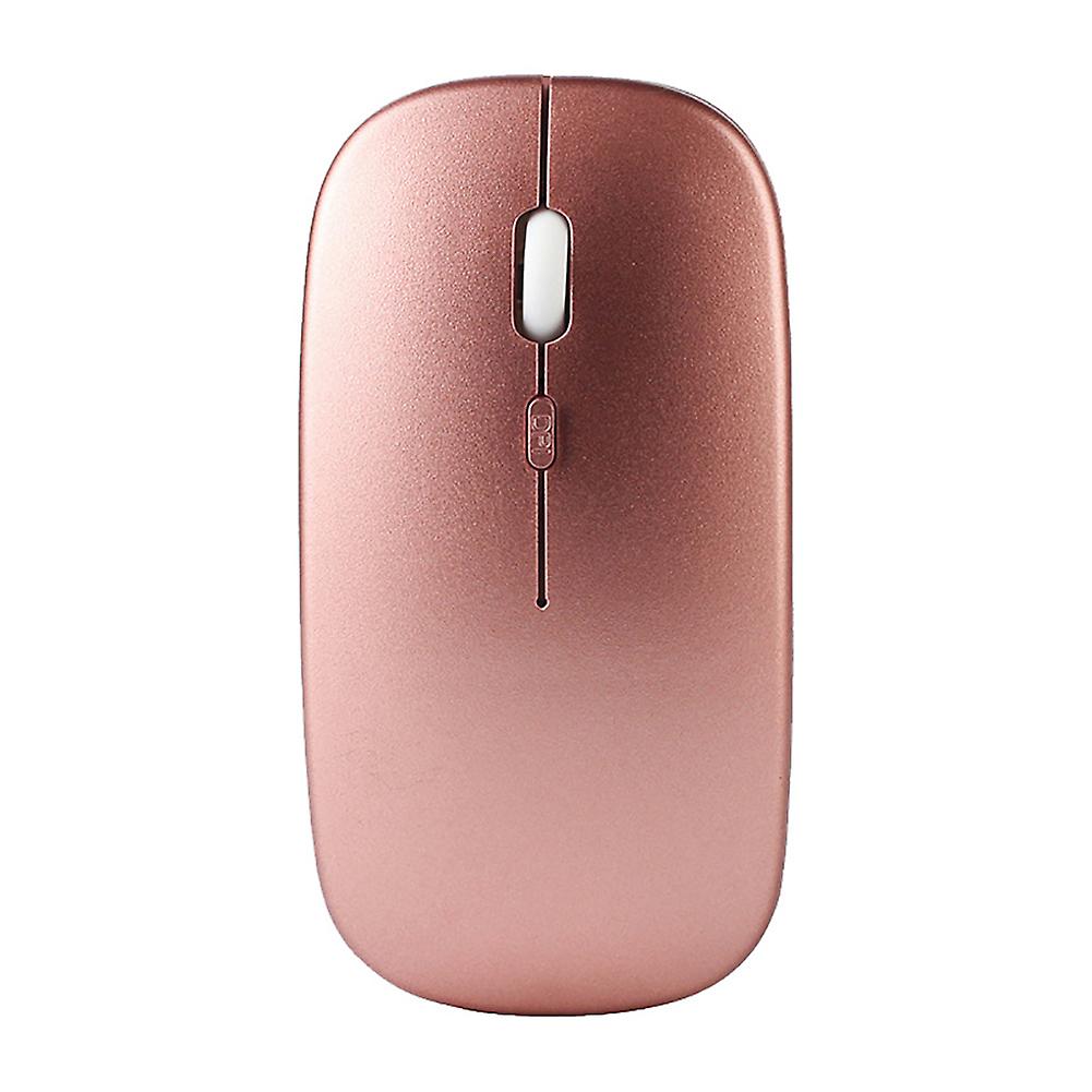 Universal Ultra-thin Rechargeable Mute Wireless Mouse for Notebook Computer PC