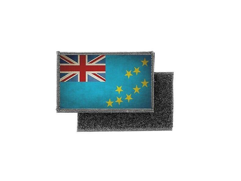Patch ecusson prints vintage flag badge tuvalu