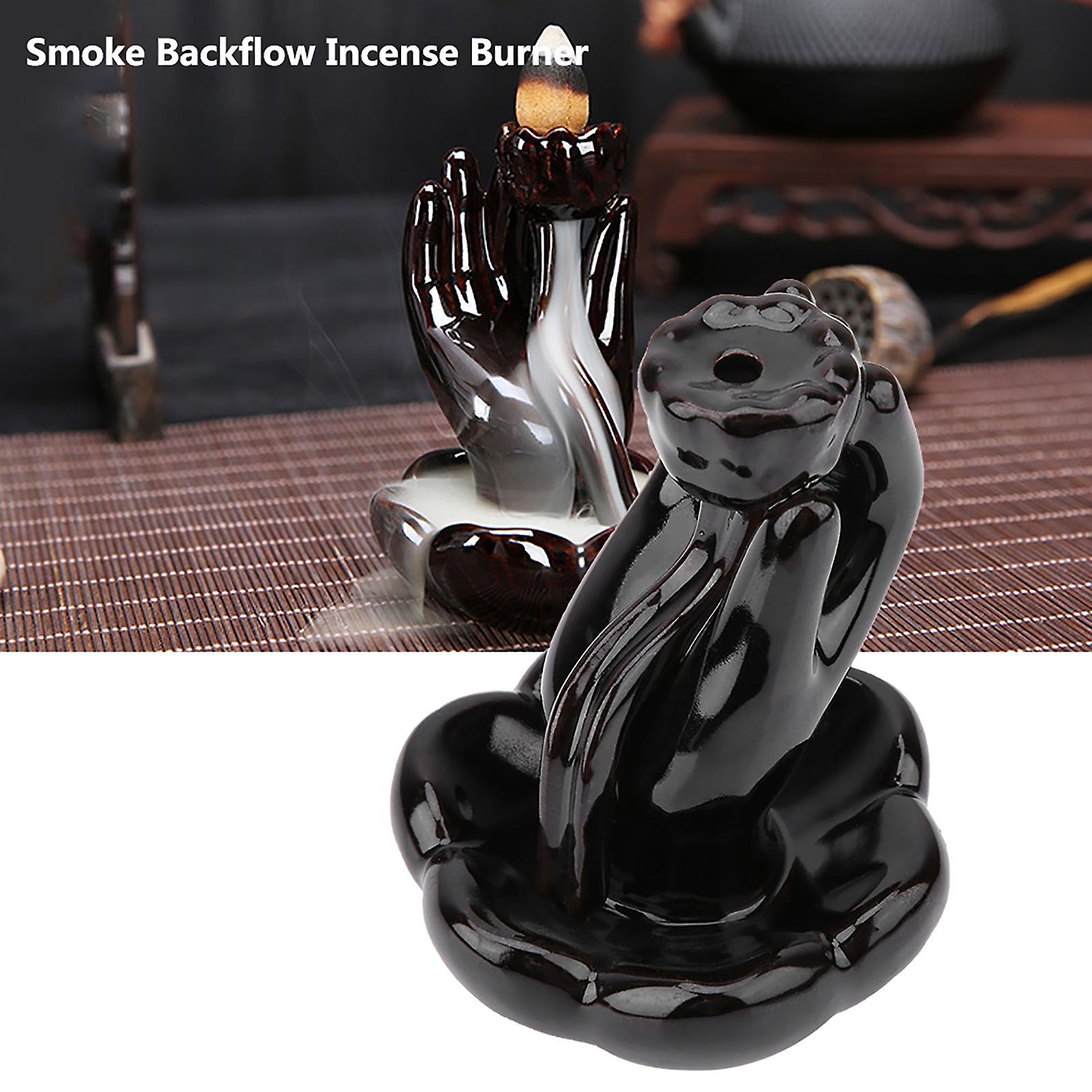 Smoke Backflow Incense Burner Tower Ceramic Censer #2 Aromatherapy
