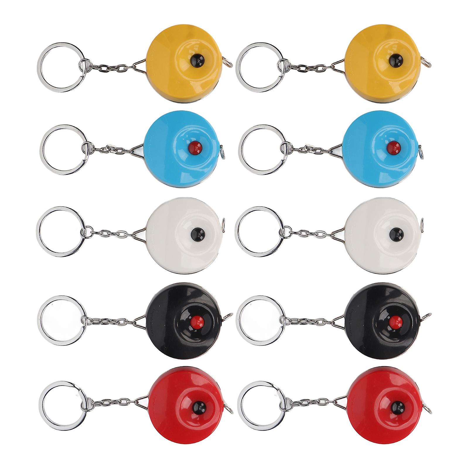 10Pcs Metro A Nastro Retrattile Mini Formato Accurato Pollici CM Scala Flessibile Corpo Nastro Di Misurazione Per La Casa Sarto Cucito