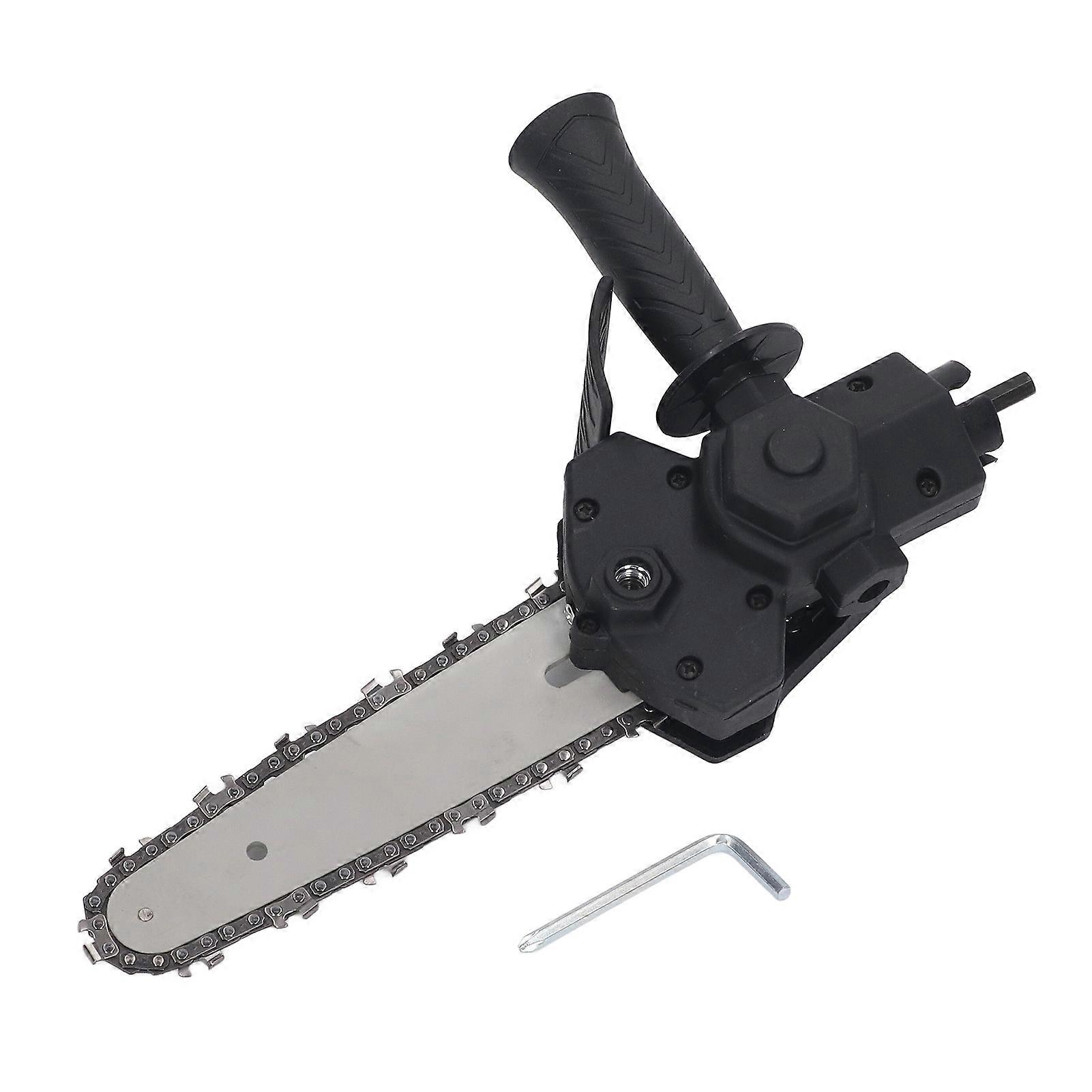 Electric Drill to Saw Adapter 6in Conversion Head Portable Chainsaw Attachment for Working