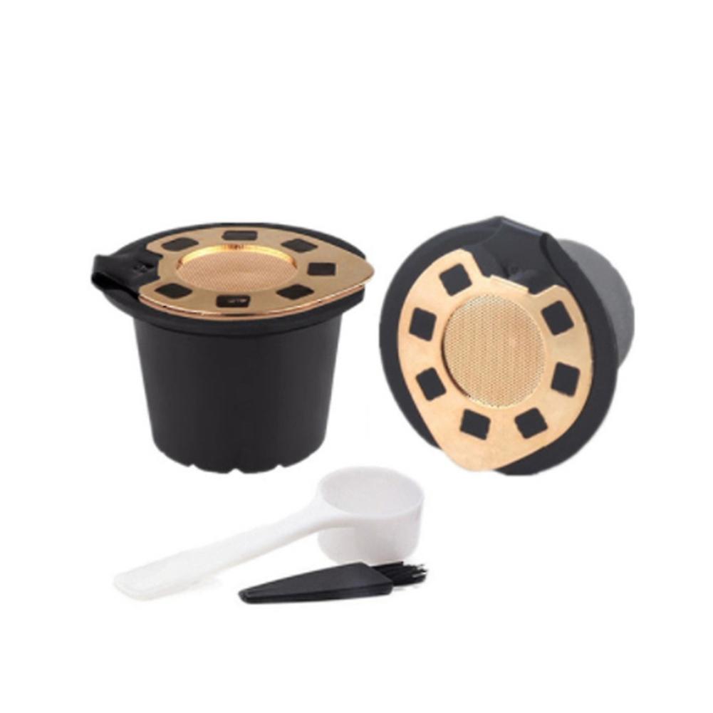 2PCS For  Maker Machine Refillable Reusable Coffee Filter Capsule Pods