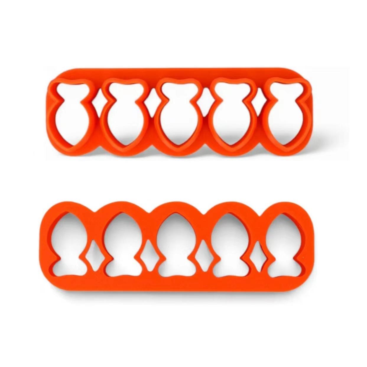 DIY Cartoon Goldfish Biscuits Mold Easy Cleaning Non Stick Crackers Mould for Biscuits Making