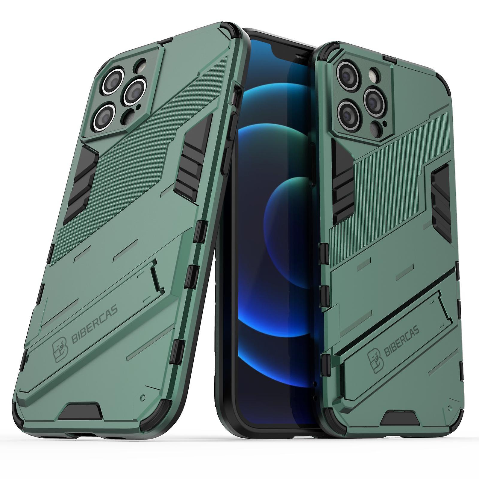 Slim Case For iPhone12 Pro Max Shockproof Dual-Layer Stand Cover