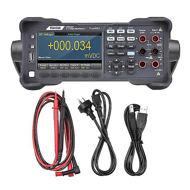 Hantek Hdm3055 Digital Desktop Multimeter 5 1/2 Multimeter With 4.3&#39;&#39; Lcd 30 Ks/s Data Acquisition True Rms Temperature Tester