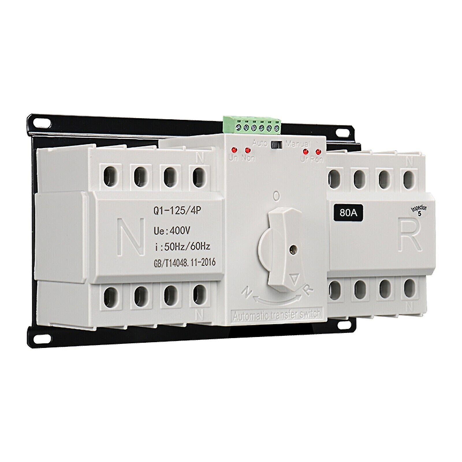 Automatic Dual Power Power Switch Power Switch 400v Transfer Switch 2p 4p-AX