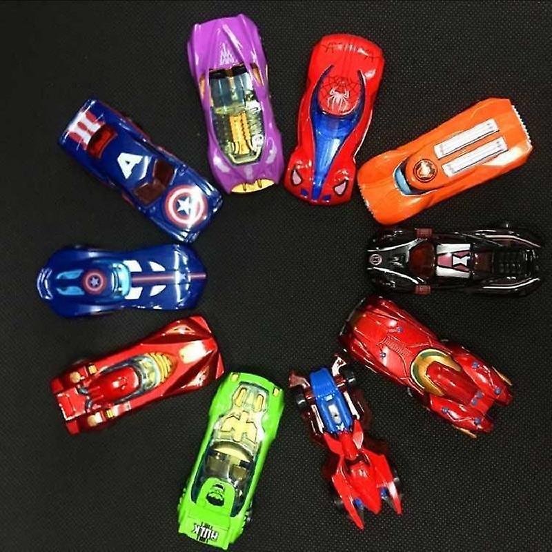 Super Hero Figure Toy, Avengers Pull Back Car