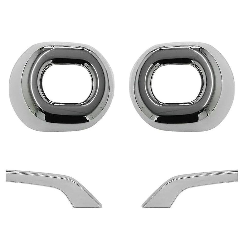 For Suzuki Spacia Custom Fog Lamp Frame Electroplated Cover Easy Install Enhances Style Protection