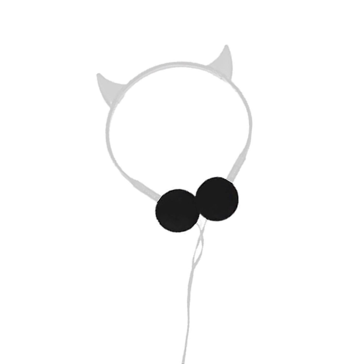 Cartoon Devil Shape Stereo Headphone with Microphone Phone/Computer Headset