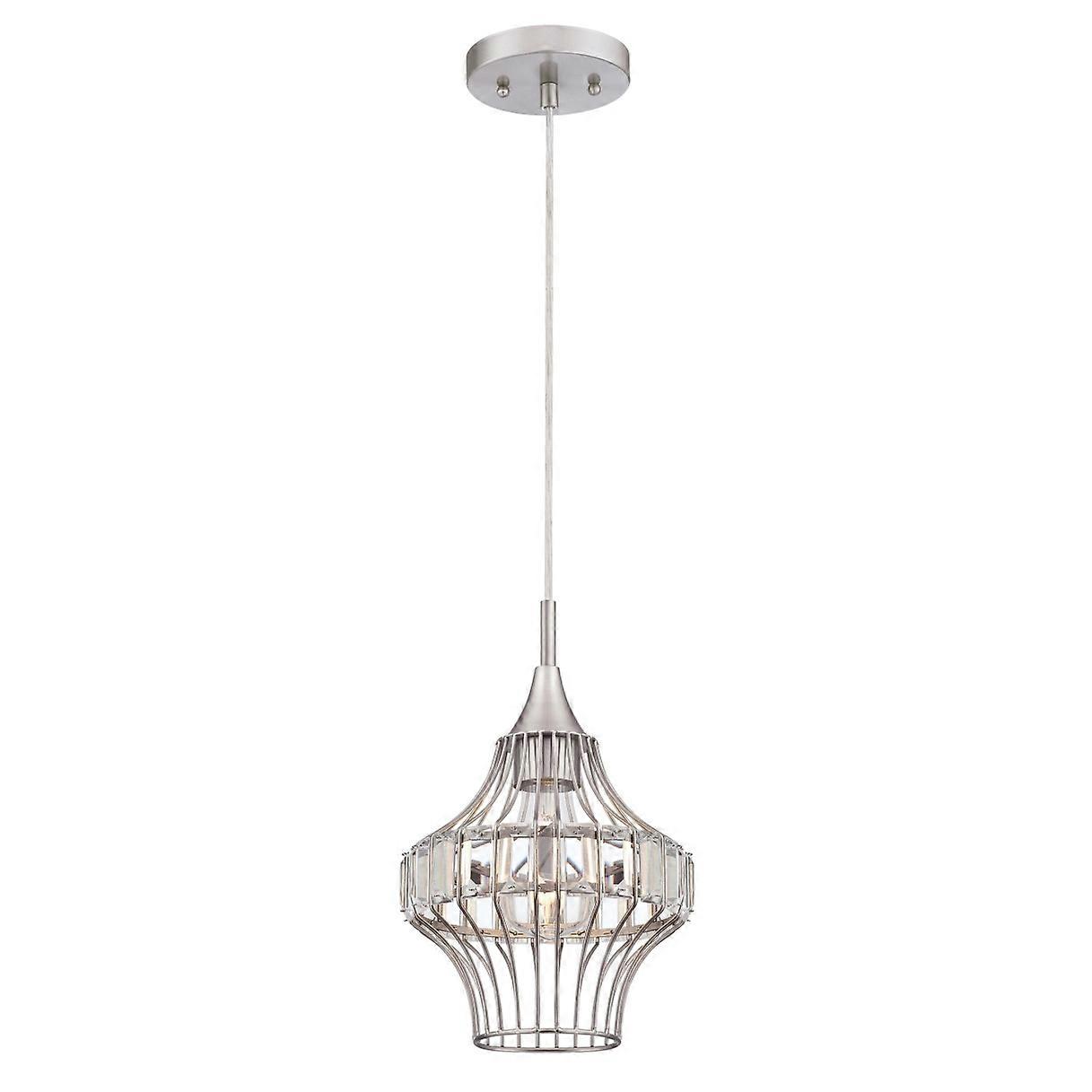 Shannon pendant light brushed nickel