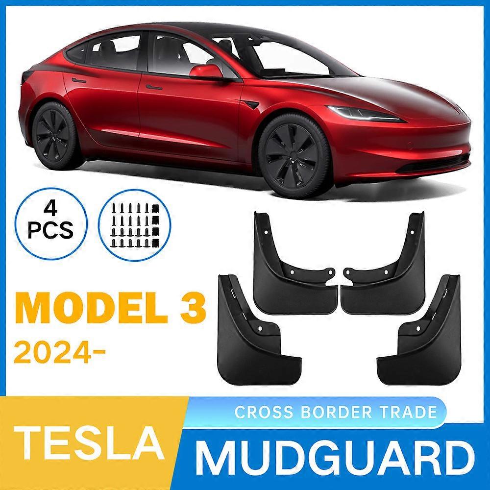 Foreign trade is suitable for Tesla Tesla Model 3 2024 car tire fender skin tile modification