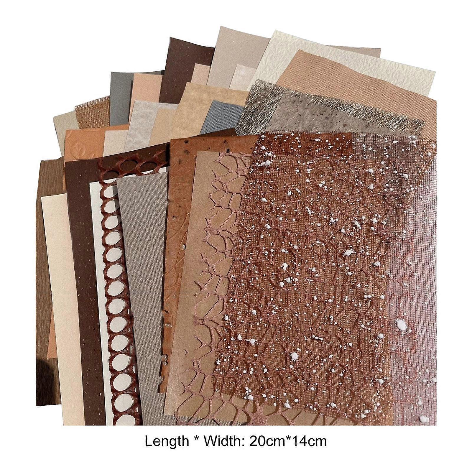 30/40Pcs/Set Scrapbook Paper Mixed Multi-styles Textured DIY Handmade ...