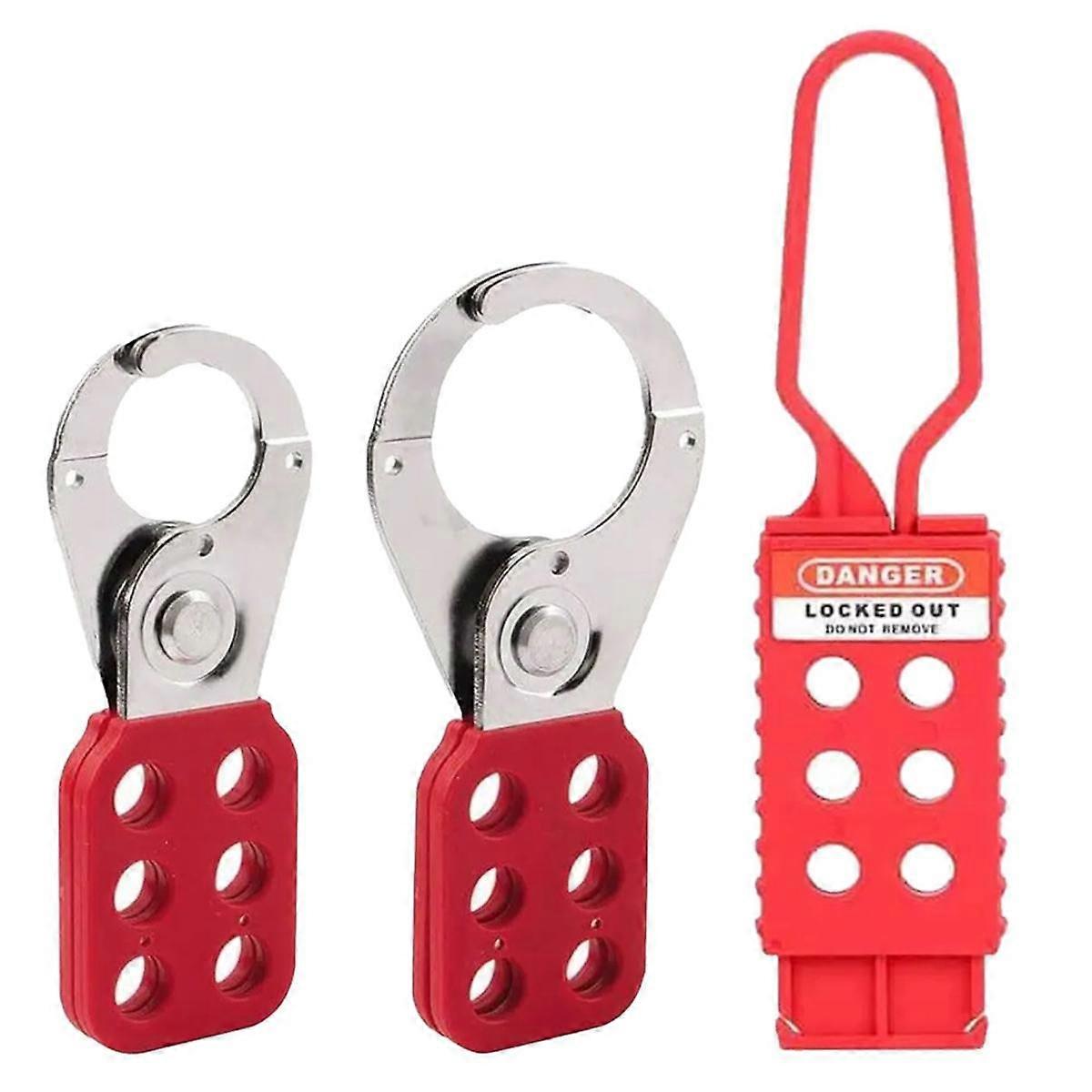 Lockout Tagout Hasp Set - Lock Out Tag Out Hasp Hasp Padlock Holder Camlock Hasp Safety Lock Out