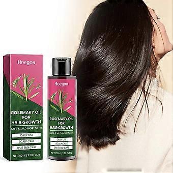 Huile de romarin pour la croissance des cheveux Bio, Sérum à l’huile de croissance des cheveux pour les femmes et les hommes Traitement fortifiant des cheveux à l’huile de jojoba et à l’huile de ricin