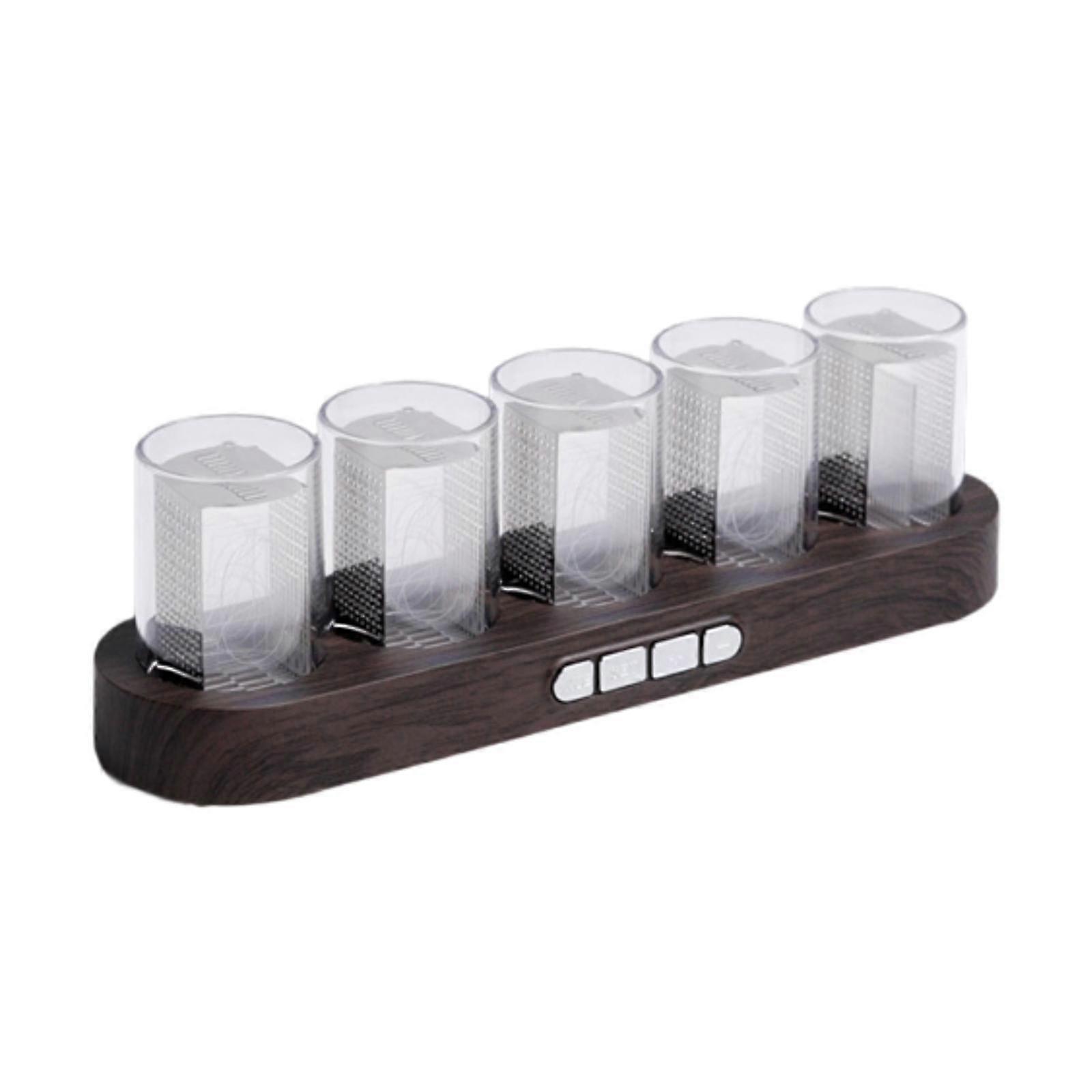 Nixie Tube Klokke Multi Mode Justering Gløderør Analog Klokke For Bokhylle
