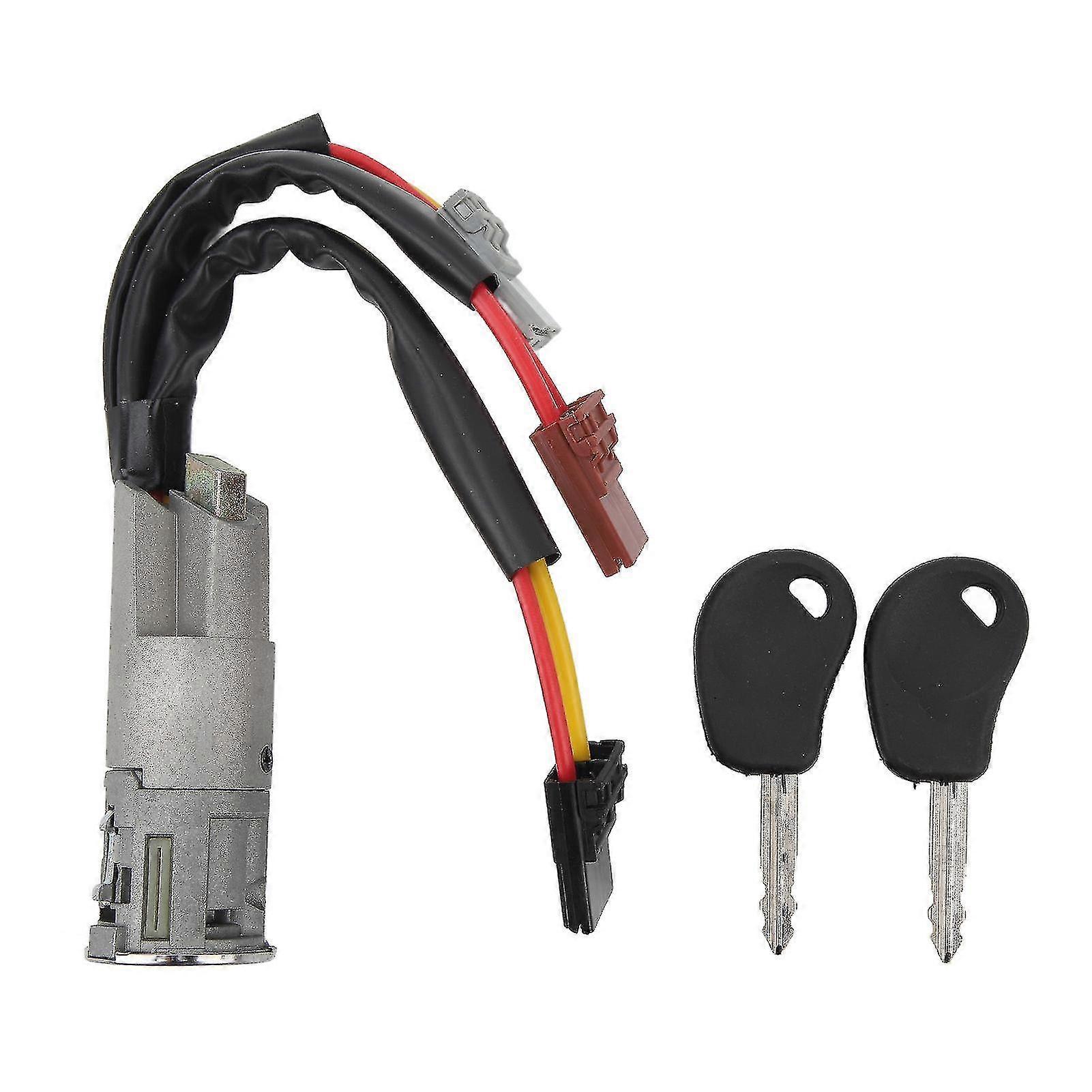 Citroen Ignition Barrel Lock 252521 With Keys - Replacement For Ax, Berlingo, Evasion, Jumpy, Saxo, Xantia, Xsara Size 4