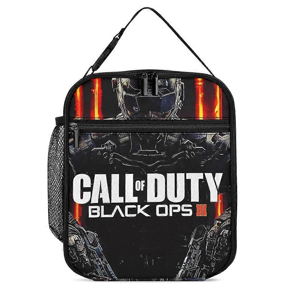 حقيبة غداء محمولة معزولة من Call Of Duty للأطفال وجبة خفيفة عالية السعة حقيبة غداء فواكه نضارة- SYS788