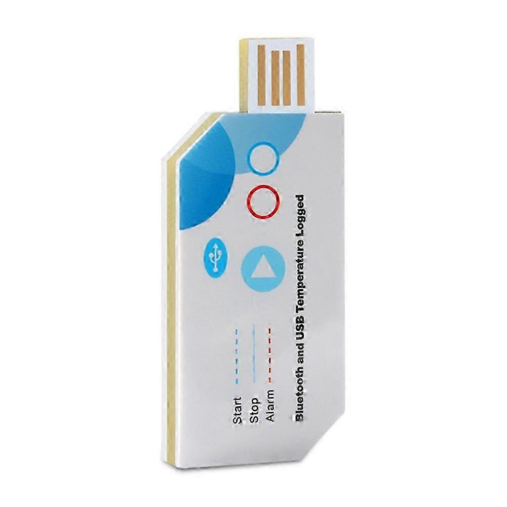 KINCJON USB Temperature Data Logger Disposable RH TEMP Data Logger Recorder Bluetooth and USB Temperature Logger