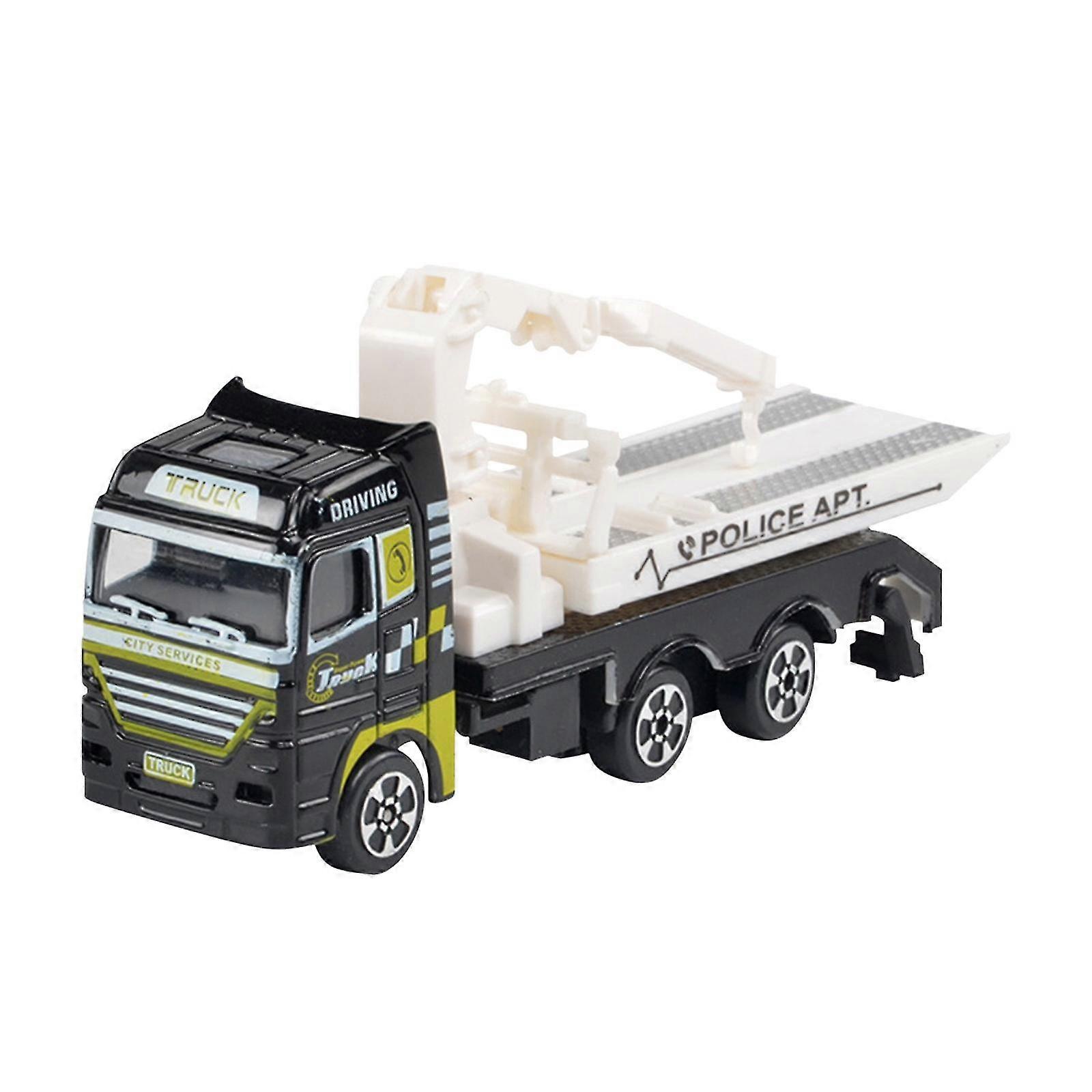 emergency realistic car simulation alloy engineering car children's model toy