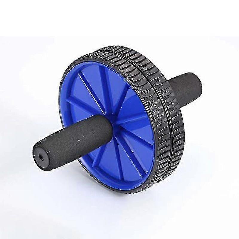 Abdominal Ab Roller Oefening Wiel Groot, Core Strength Cross Trainer (1 stuks, blauw)
