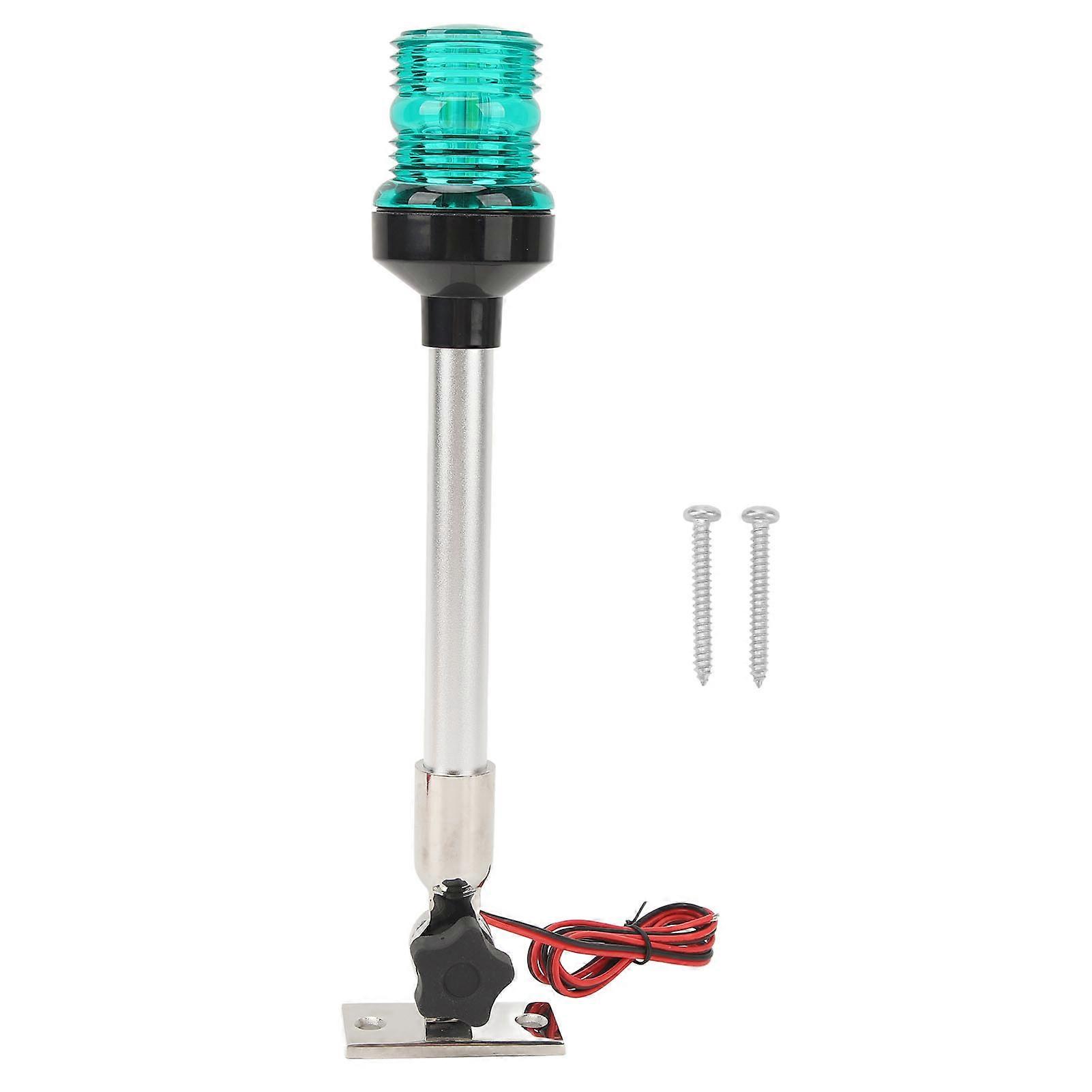12in LED αναδιπλώνει το πρυμναίο φως 360 βαθμός γύρω από τη βάση ανοξείδωτου 316 για τα αλιευτικά σκάφη Yacht Marine Green YEMAA