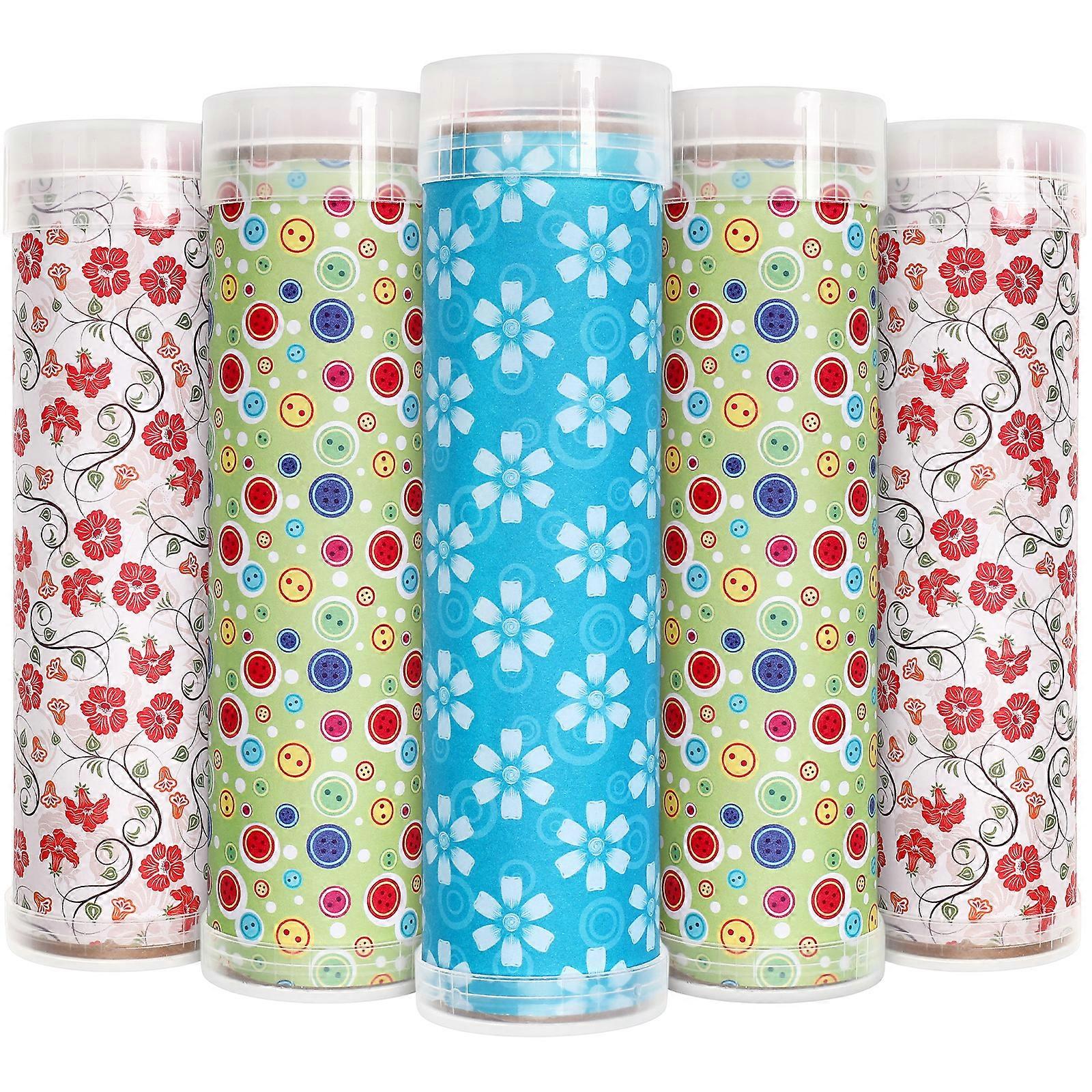5 Sets of DIY Kaleidoscope Making Kits Handmade Kaleidoscope Educational Science Toy Children's Day Gift