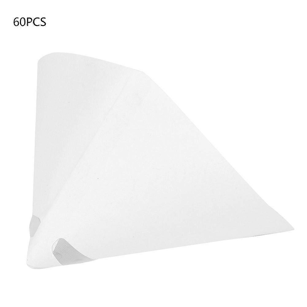 60pcs 100 Mesh Paper Paint Strainer Conical Fine Filter Industrial Coating Cone Funnel YEMAA