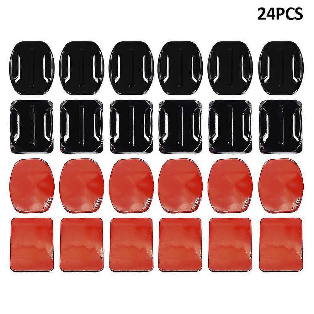 Board Adhesive Mount Kit Curved Flat Action Camera Helmet Car Fit For Gopro Hero