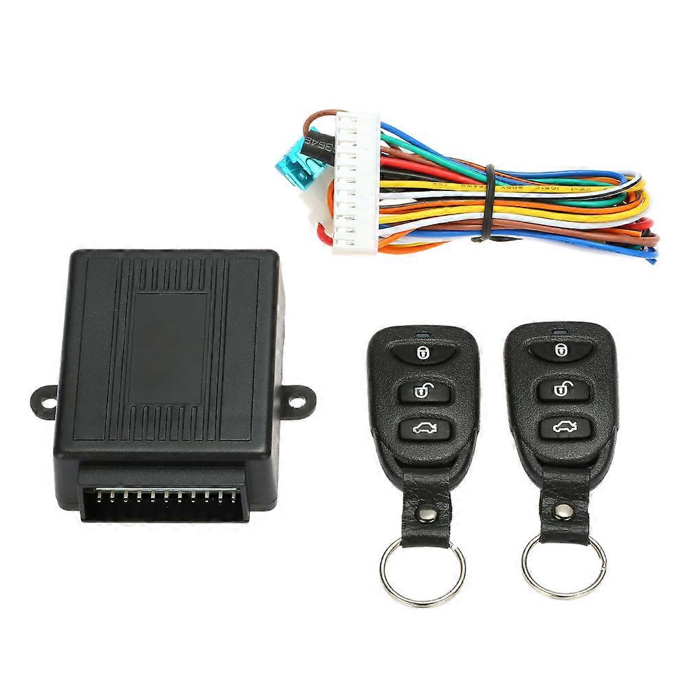 Keyless Entry System, Universal Keyless Entry System with Car Door Lock, Remote Central Control Box Kit (Black) 4 Pack YDW