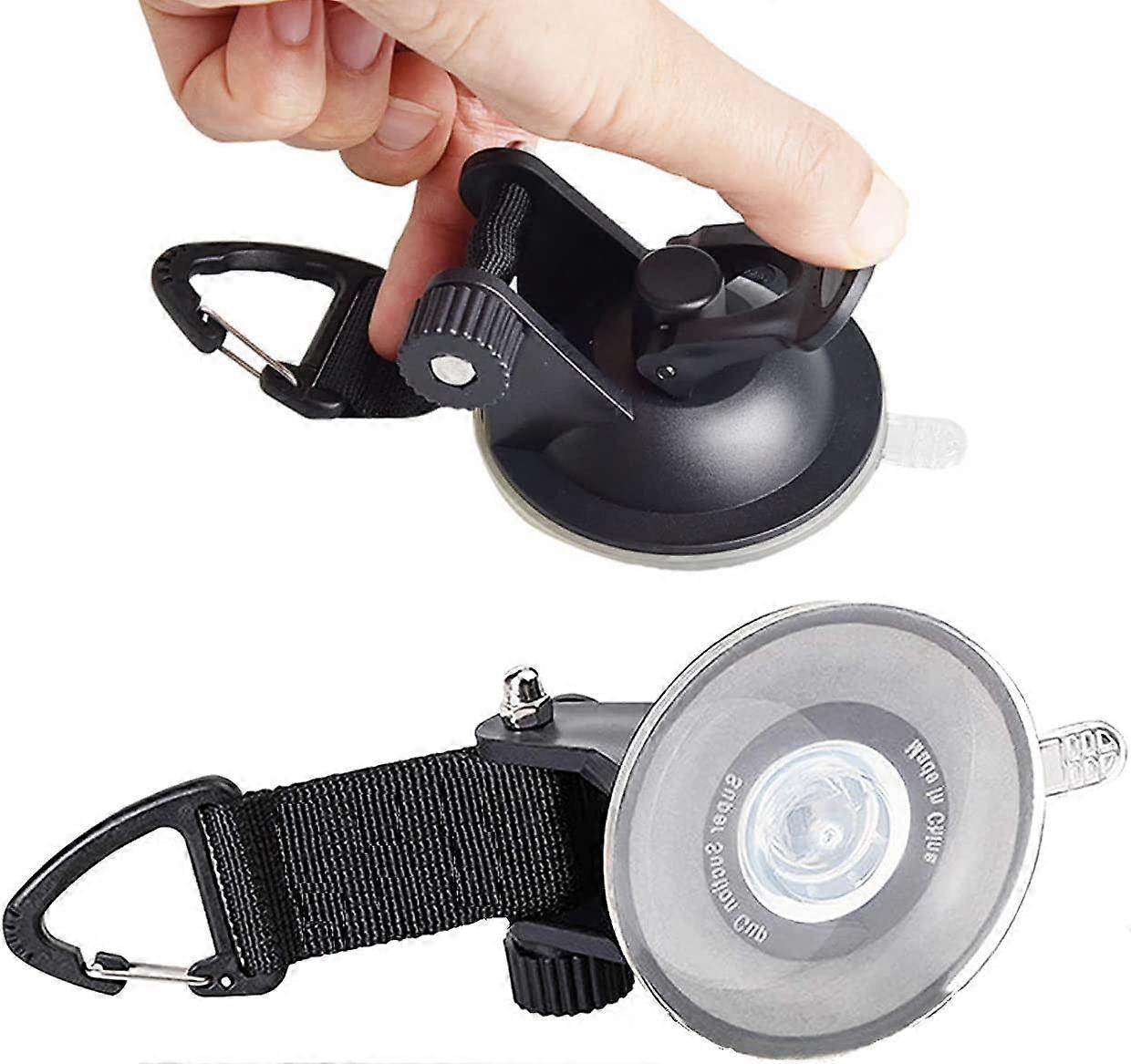 2 Pcs Multi-function Suction Cup Anchor, with Fixing Hook, Car Multi-function Outdoor Sports Easy Installation Portable Camping Tarp with Hook